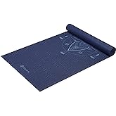 Gaiam Yoga Mat - Premium 6mm Print Extra Thick Non Slip Exercise & Fitness Mat for All Types of Yoga, Pilates & Floor Workout