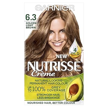 Garnier Nutrisse 63 Golden Light Brown Permanent Hair Dye