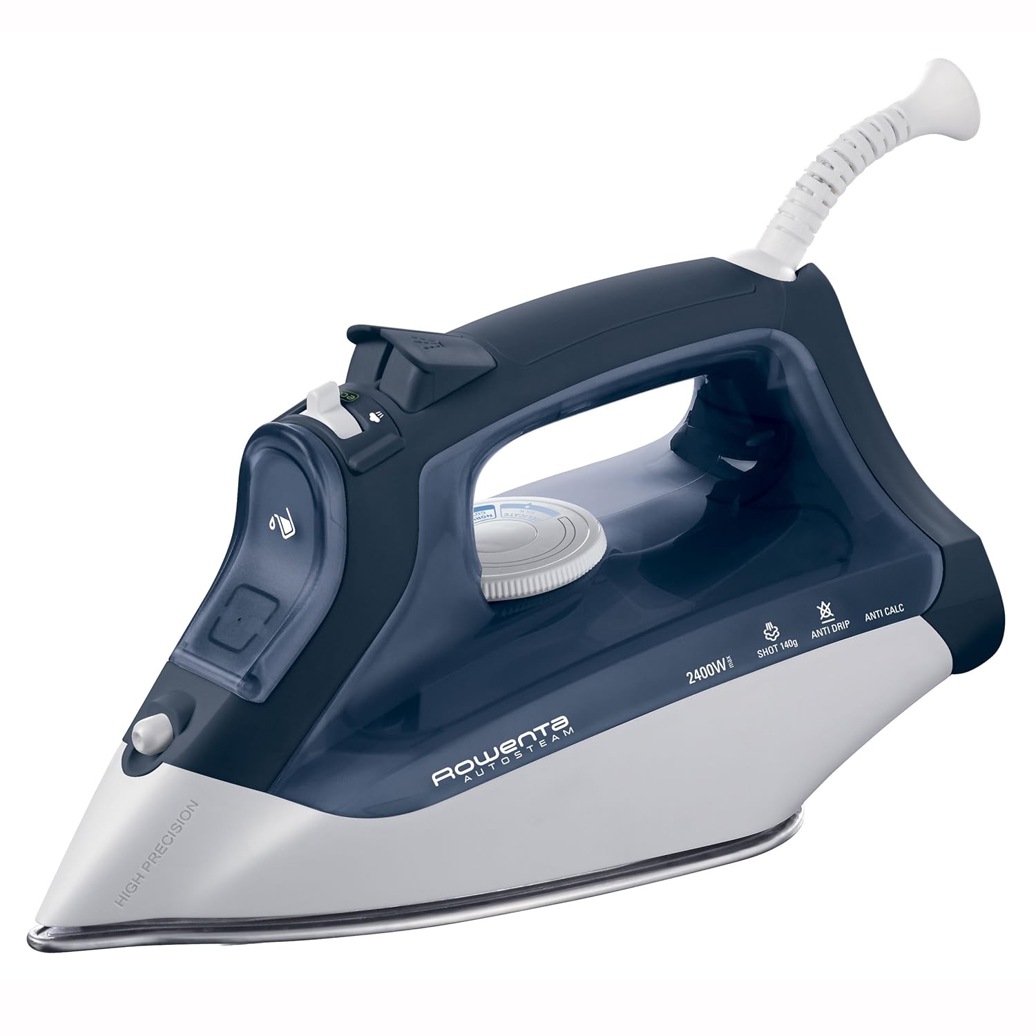 Rowenta Steam Iron, DW4120, AutoSteam, 2400 W, 0.25 Litres, Blue