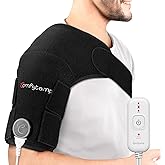 Comfytemp Shoulder Heating Pad for Rotator Cuff, Heating Pad for Shoulders with Brace, FSA Eligible HSA Heated Shoulder Wrap for Men Women Mom Dad, 3 Heat Settings, 2H Auto-Off (S/M)
