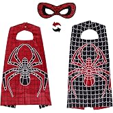 InPoTo Superhero Capes for Kids,Hero Capes and Masks Fit for 4-12years old boy and girls Dress up and Holiday Costumes.