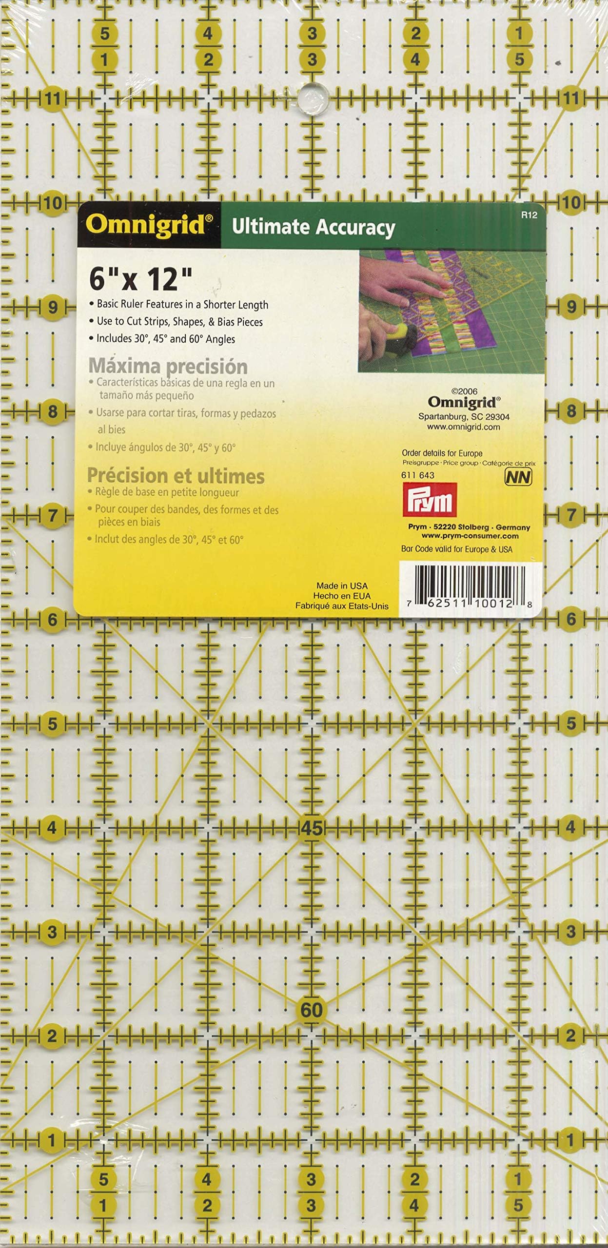 Omnigrid Ruler 6in x 12in