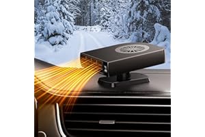 Nauttxon 12V Car Heater - Portable Car Heater that Plugs into Cigarette Lighter- 2 in 1 Heating & Cooling Fast Heating Defros