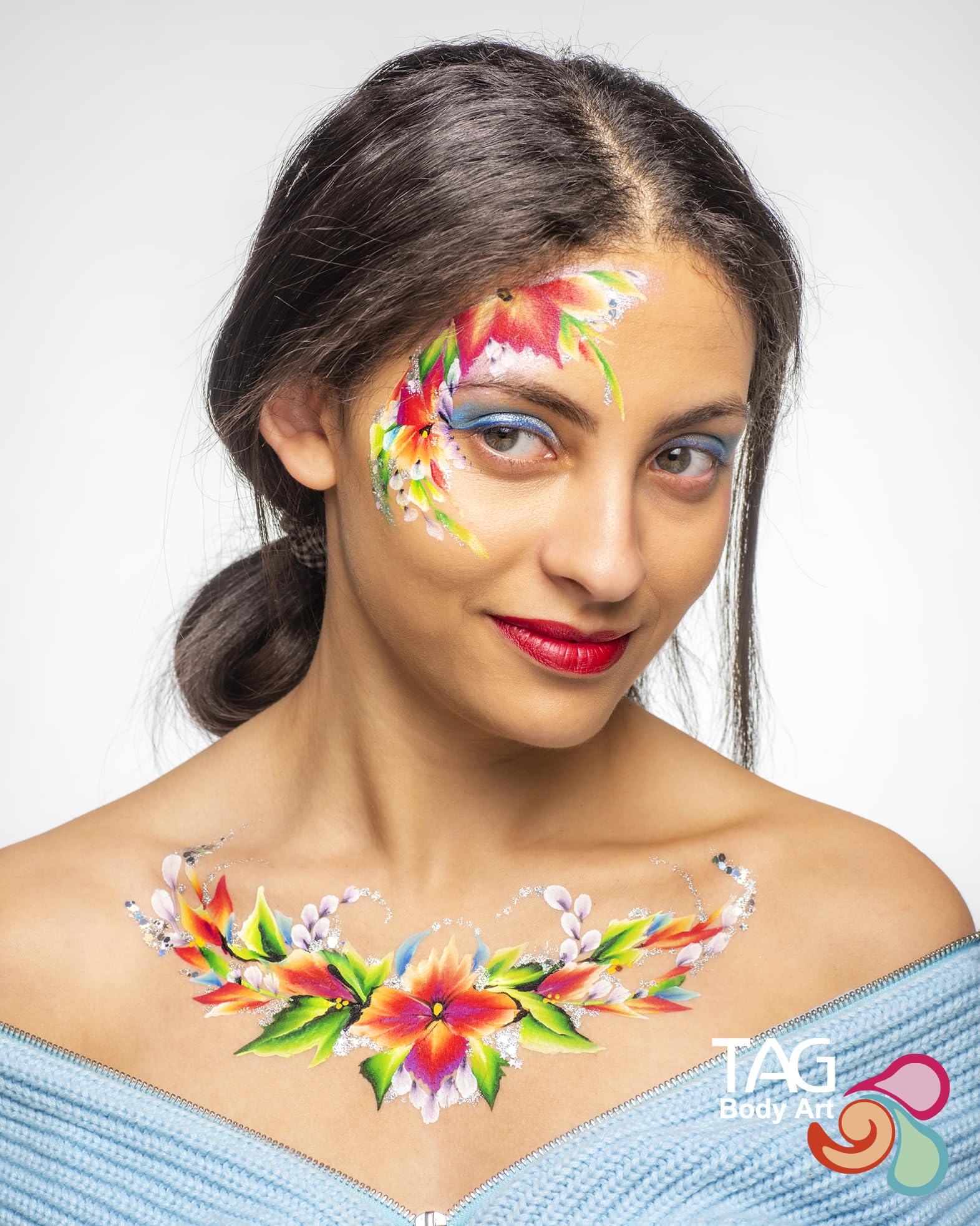 TAG Face & Body Paint - Regular Palette 12 x 10g