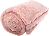Pet Wiz Soft Fluffy Fleece Blanket Pink 60 x 80cm Small view 2