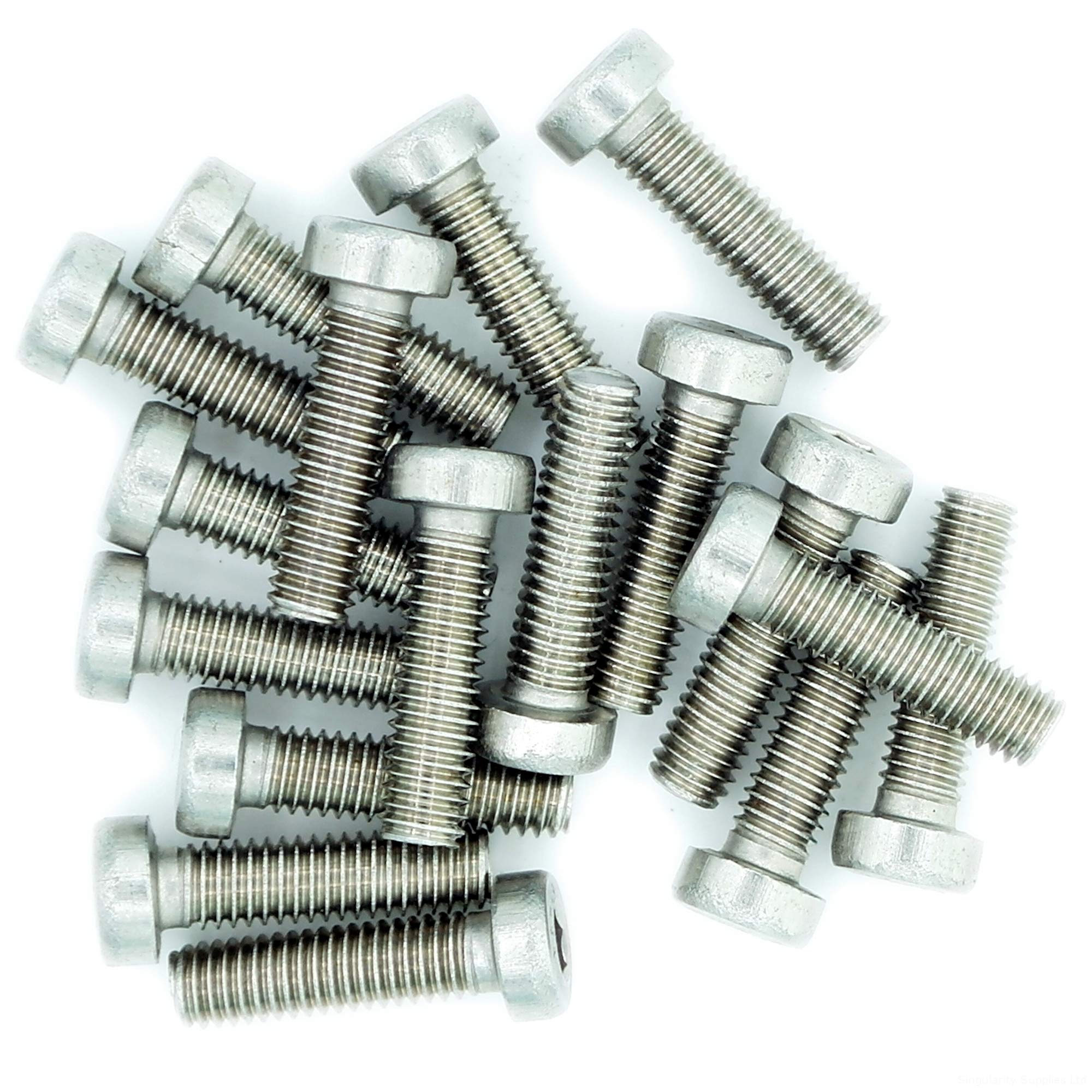 M5 (5mm x 40mm) Hex Socket Cap Screw (Bolt) (Low Head) - Stainless Steel (A2) (Pack of 20)