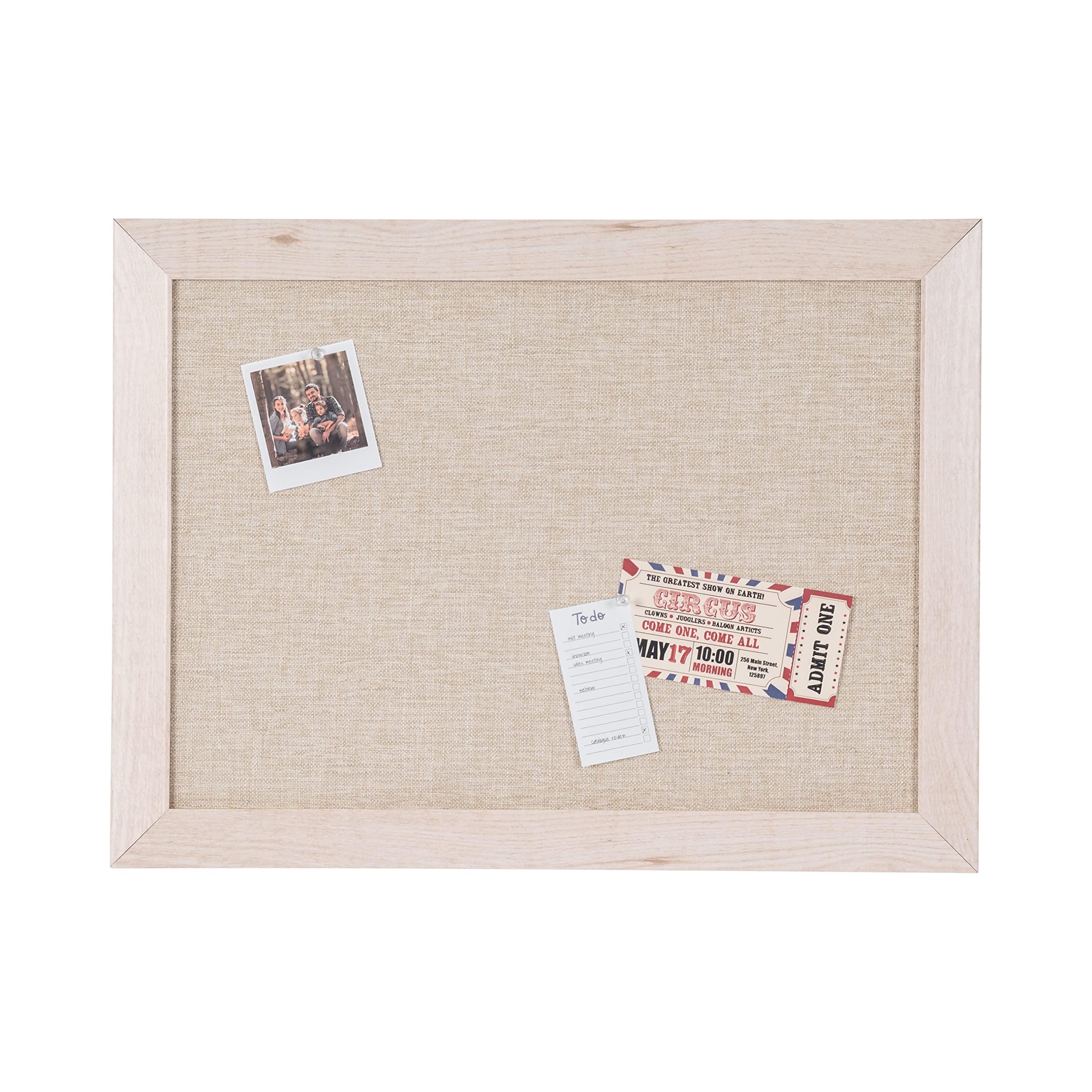 Bi-Office Notice Board Kamashi, Brown, 60 x 45 cm