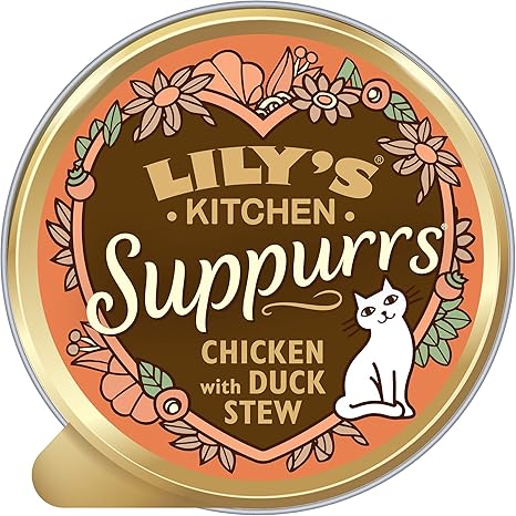 Lily S Kitchen Patee Pour Chat Suppurrs Hunter Nourriture Naturelle Complete Au Poulet Et Canard 9 X 85 G Amazon Fr Animalerie