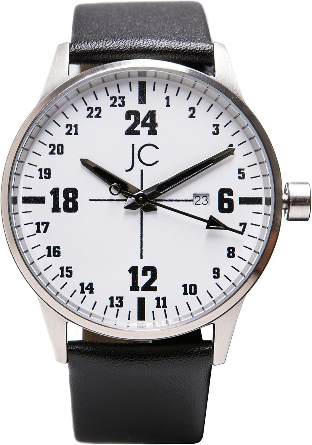 Orologio Da Polso Con Fascia Elastica JewelryWe - Unisex, Nero Ed Elegante - Foto 11