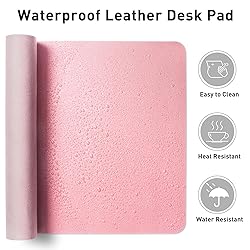 Aothia Leather Desk Pad Protector, Mouse
