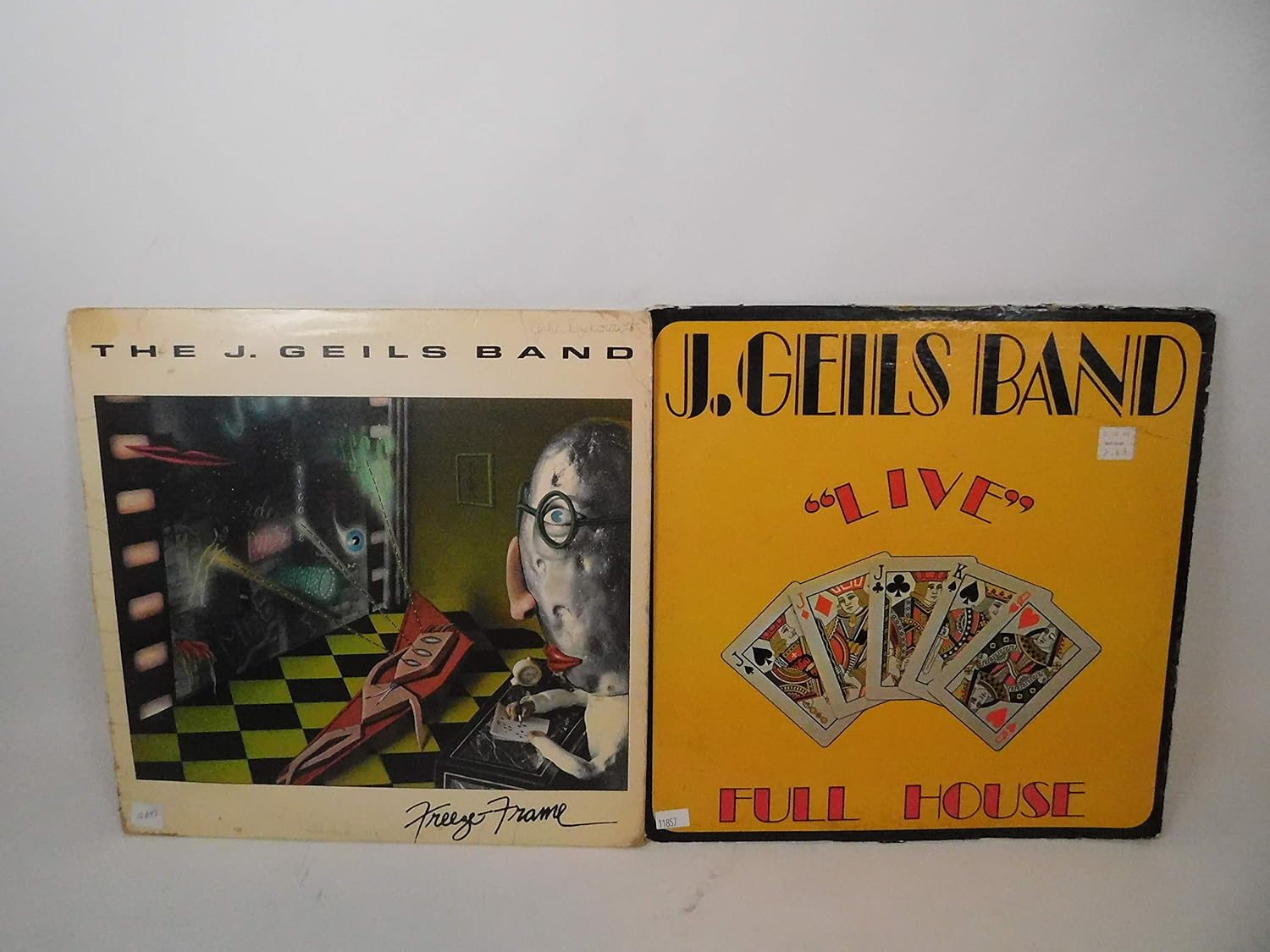 J Geils Band 2 J Geils Band Vinyl Record Albums Freeze Frame And Full House Amazon Music