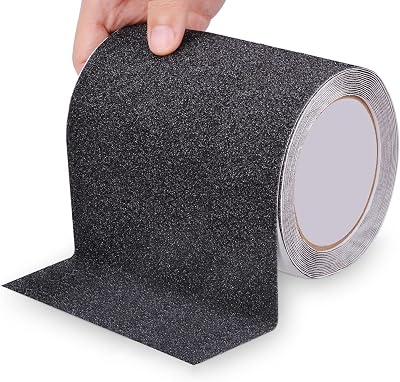 OQingluan Anti Slip Tape 15cm x 5m Black Heavy Duty Non Slip Step Tape