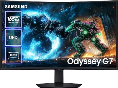 Monitor de gaming Odyssey G77F de 37" com 165Hz e FreeSync Premium Pro