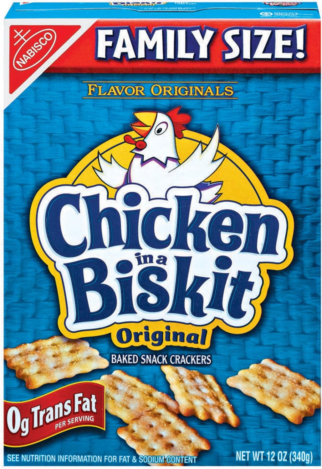 Chicken In A Biskit Baked Snack Crackers 12 oz