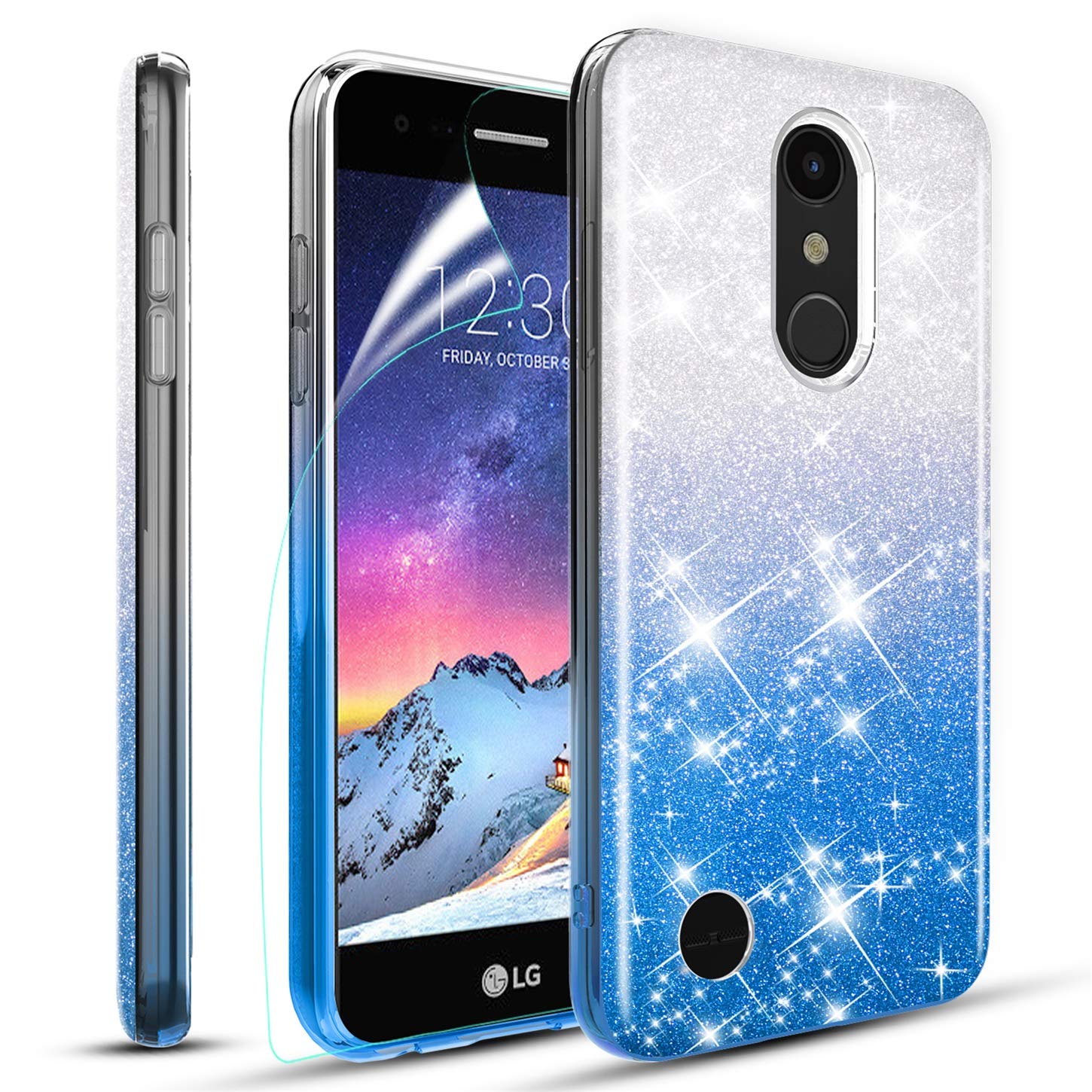 Best hybrid shockproof rubber 7 colors protective case cover for lg aristo