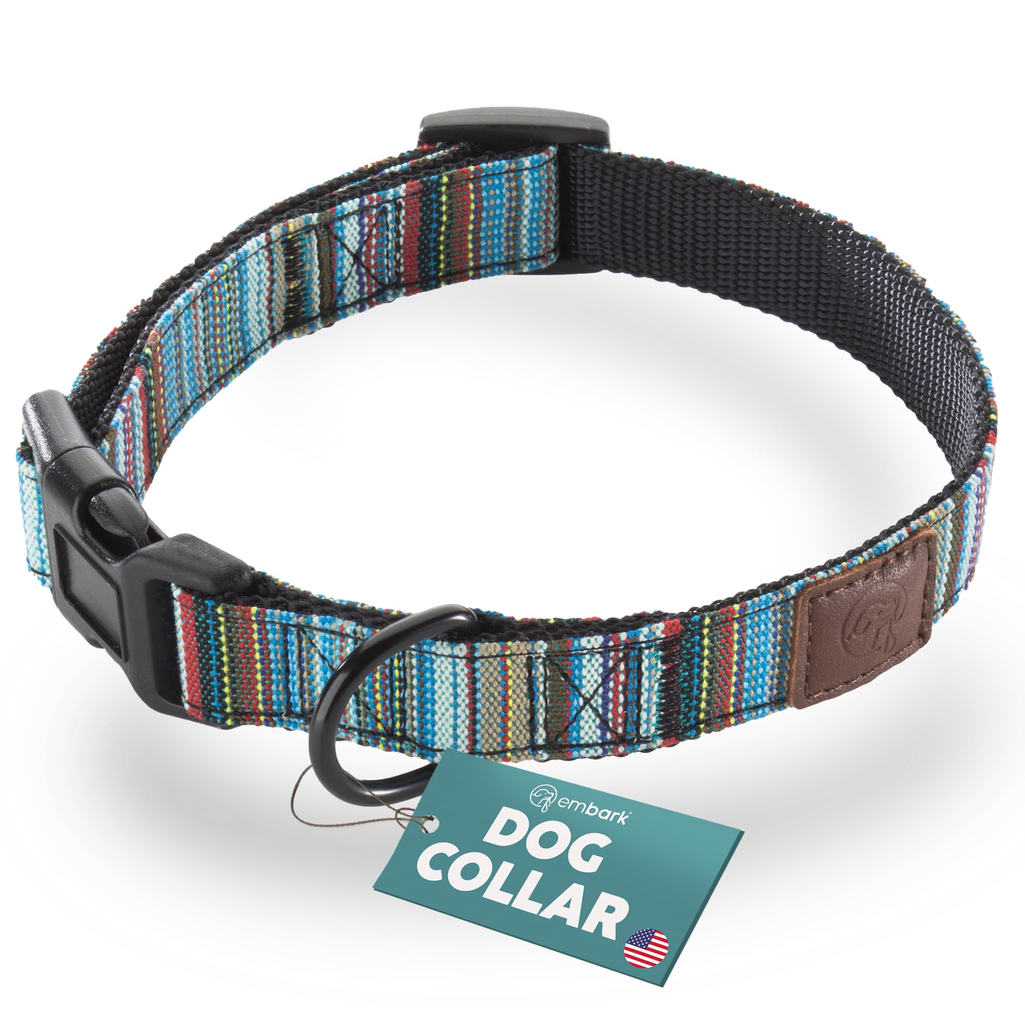 Embark Urban Dog Collars with Soft Padded Neck, Matching Set with Urban Leash and Harness, Pet Collars for Dogs & Most Breeds - Puppy Collars, Dog Collar for Medium Large & Small Dogs UK