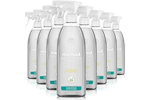 Method Daily Shower Cleaner Spray, Plant-Based & Biodegradable Formula, Spray and Walk Away - No Scrubbing Necessary, Eucalyp