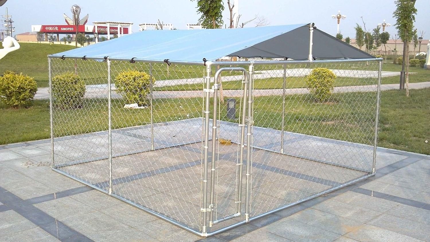 ChickenCoopOutlet Backyard Dog Kennel Outdoor Pet Pen Chain