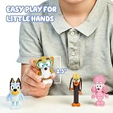 Bluey and Friends 4 Figure Pack Coco Snickers Honey 2.5 Inch Figures view 5