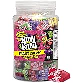 Now and Later Giant Chewy Original Mix Candy, Mixed Fruit Chew Candy, 38 Ounce Tub