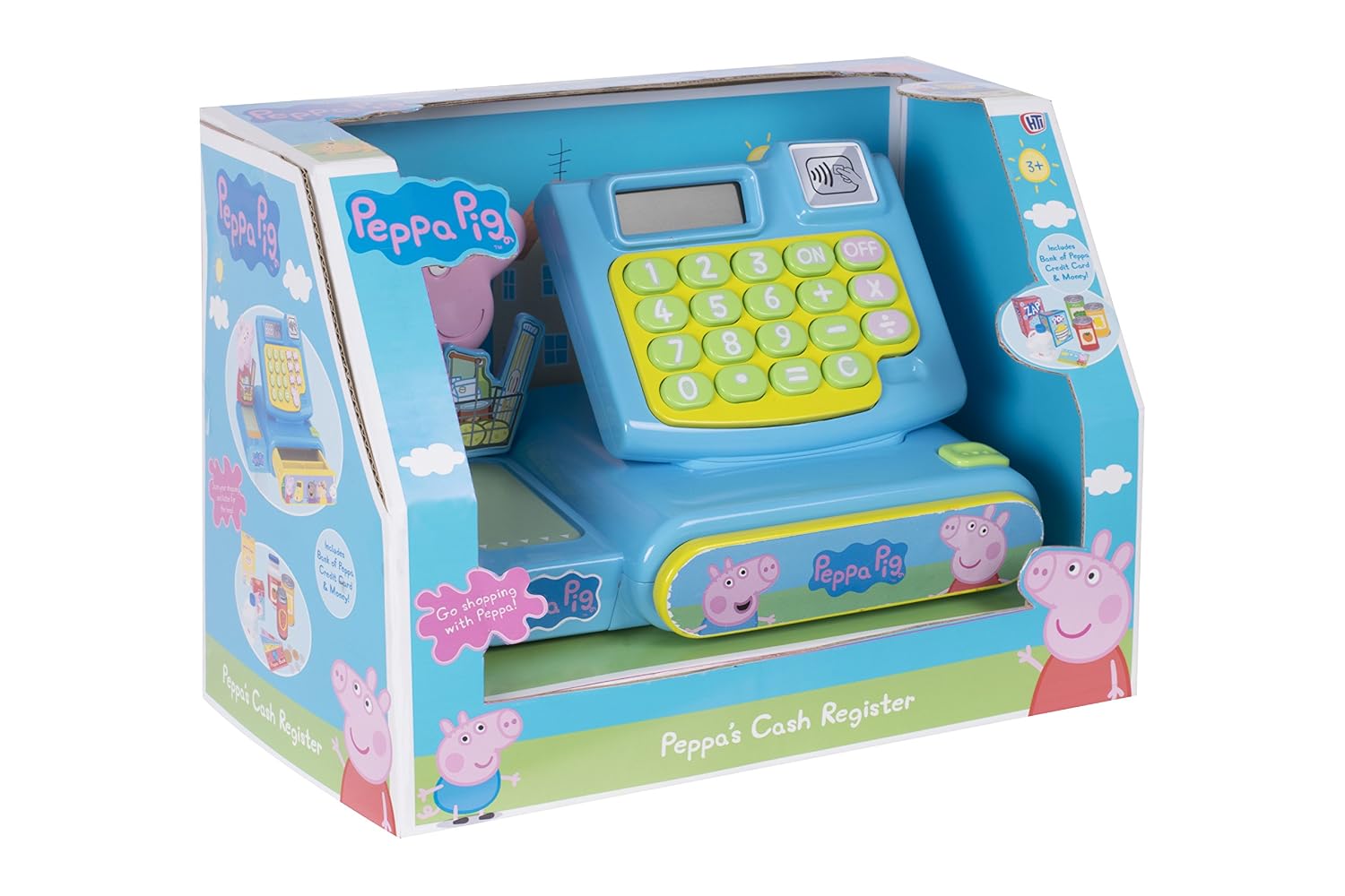 Caisse Enregistreuse Peppa Pig - Version Anglaise - Pour Enfants 3 à 5 Ans - Avec Calculatrice Et Carte Sans Contact