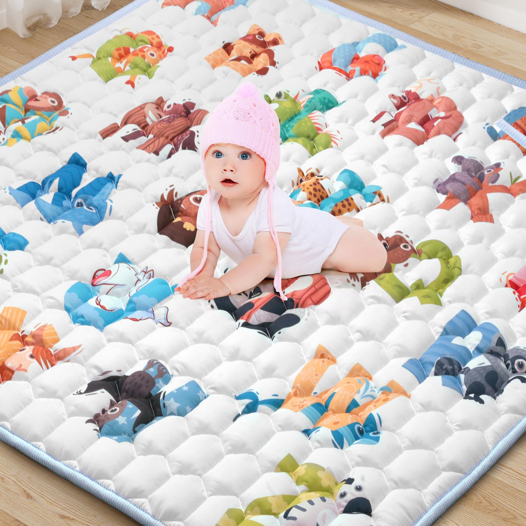 Baby Play Mat for Floor,Premium Baby Play Mat 50