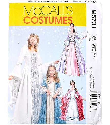 Amazon.com: Simplicity 8405, Disney Beauty and the Beast Princess Belle  Costume for Girls and 18'' Dolls Sewing Pattern, Sizes 3-8 : Arts, Crafts &  Sewing