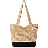 The Sak Casual Classics Tote Bag - Hand Crochet Woman's Purse For Everyday, Travel, Beach Bag - Handbag With Shoulder Straps