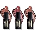 LAURA GELLER NEW YORK Modern Classic Metallic Lipstick Trio - Safari Blaze, Whimsical Wine, Nifty Netural - Metallic Finish