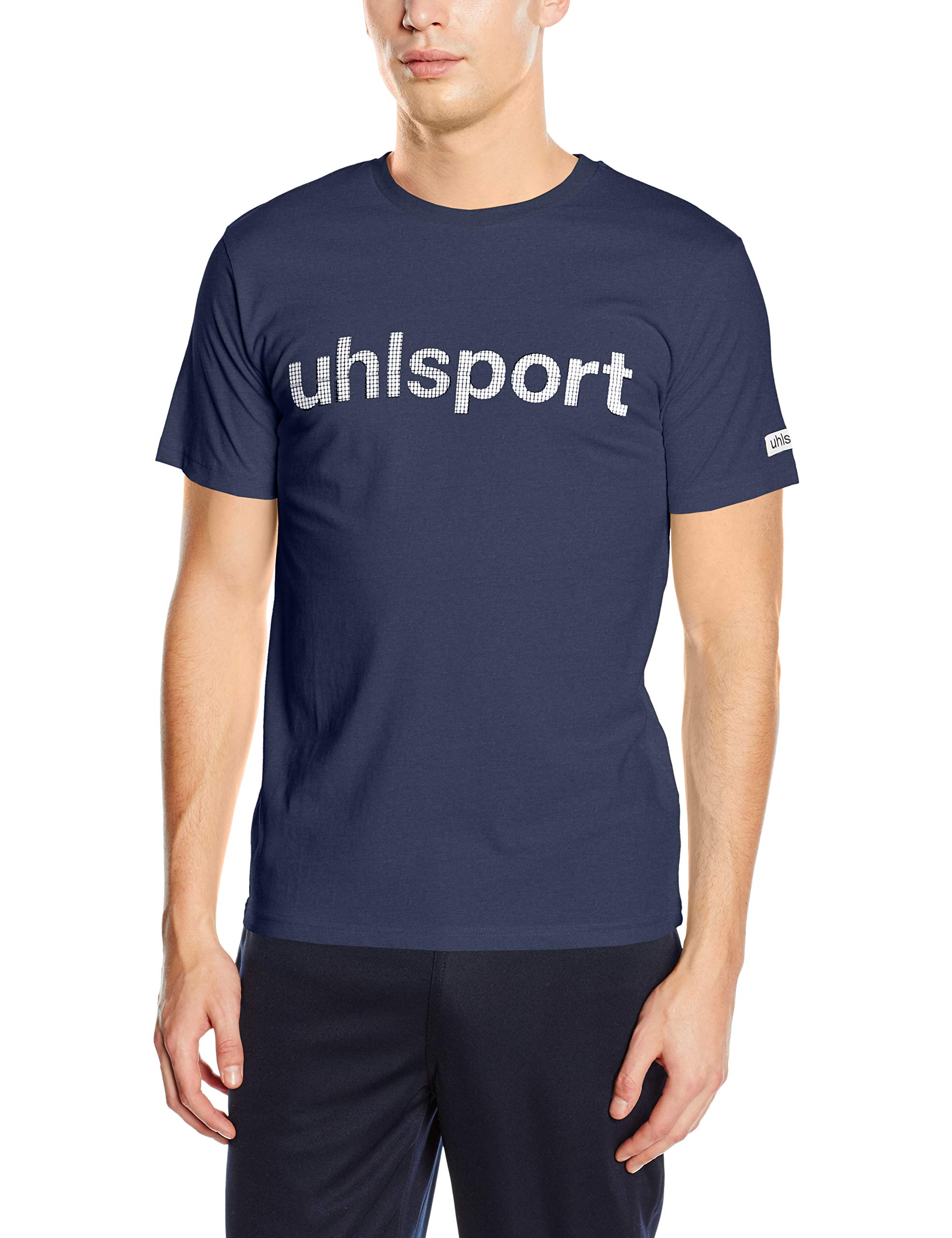 Uhlsport Men Essential Promo T-Shirt Men's T-Shirt - Marine, XXXS