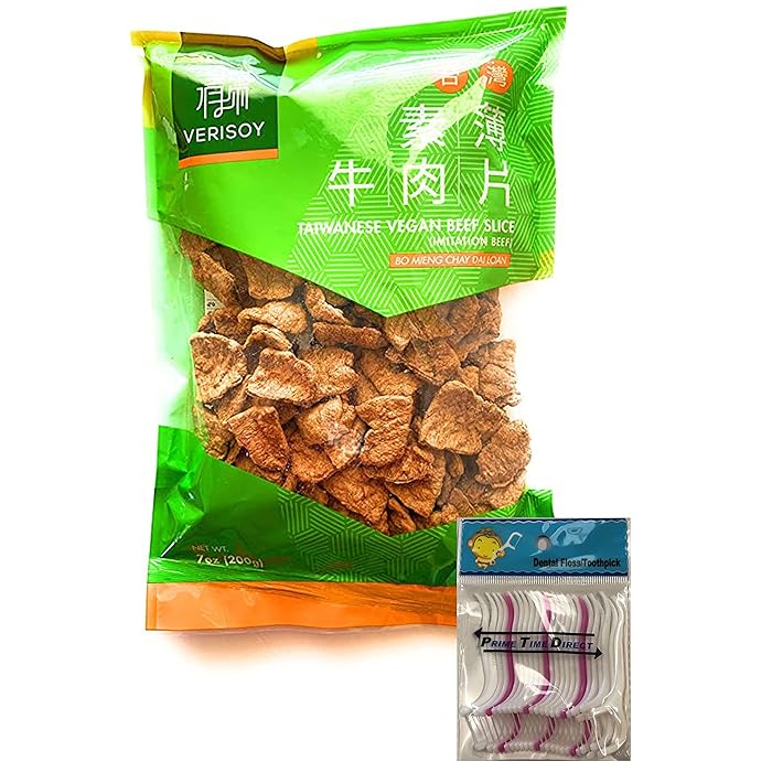 Buy Verisoy Meatless Soy Textured Taiwanese Vegan Beef Slice, 7oz