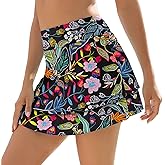 WOWENY Women's Swim Skirts Swimsuit High Waist Swimming Skorts with Shorts Bikini Bottoms with Pocket Bathing Suit Bottoms