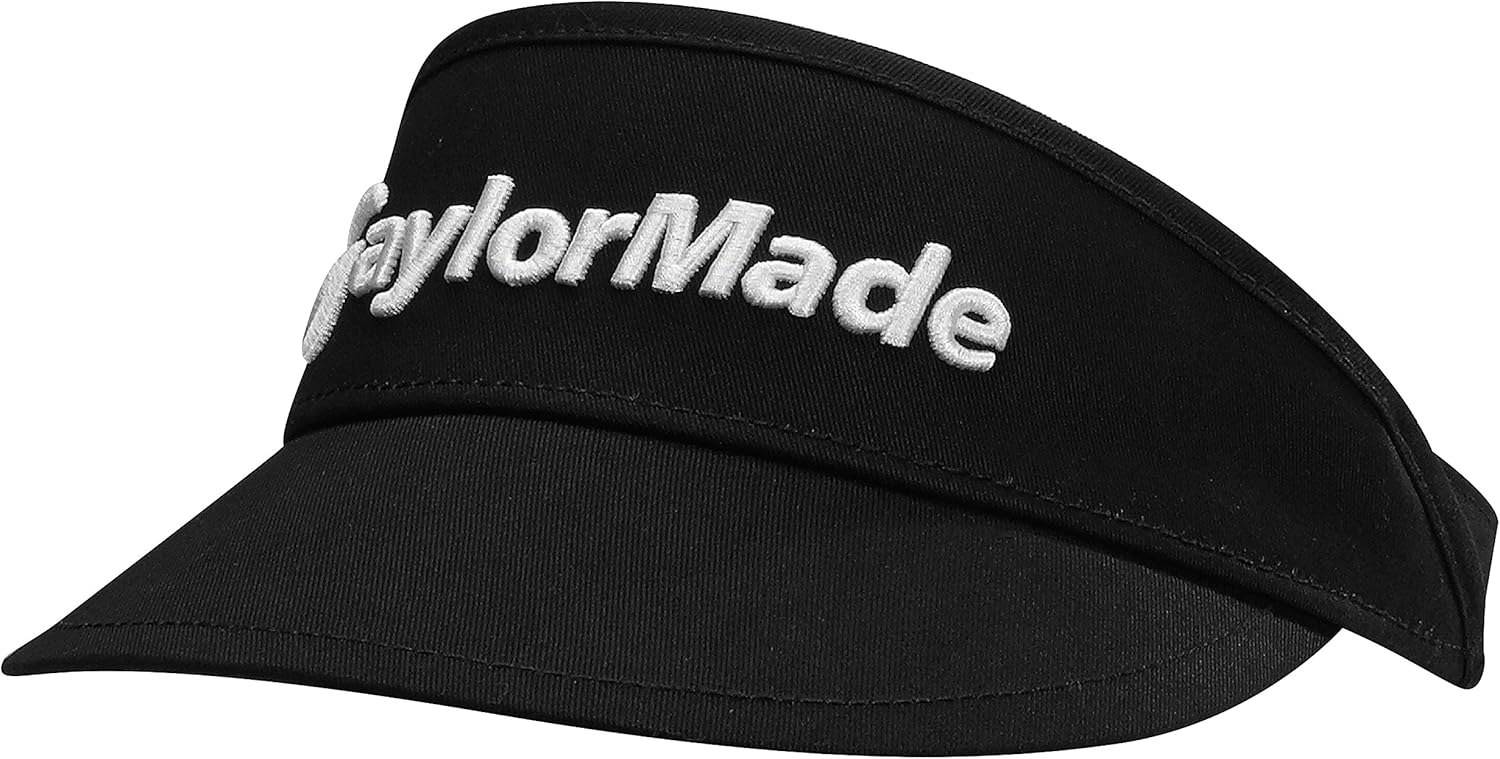 TaylorMade High Crown Visor, Black Clothing