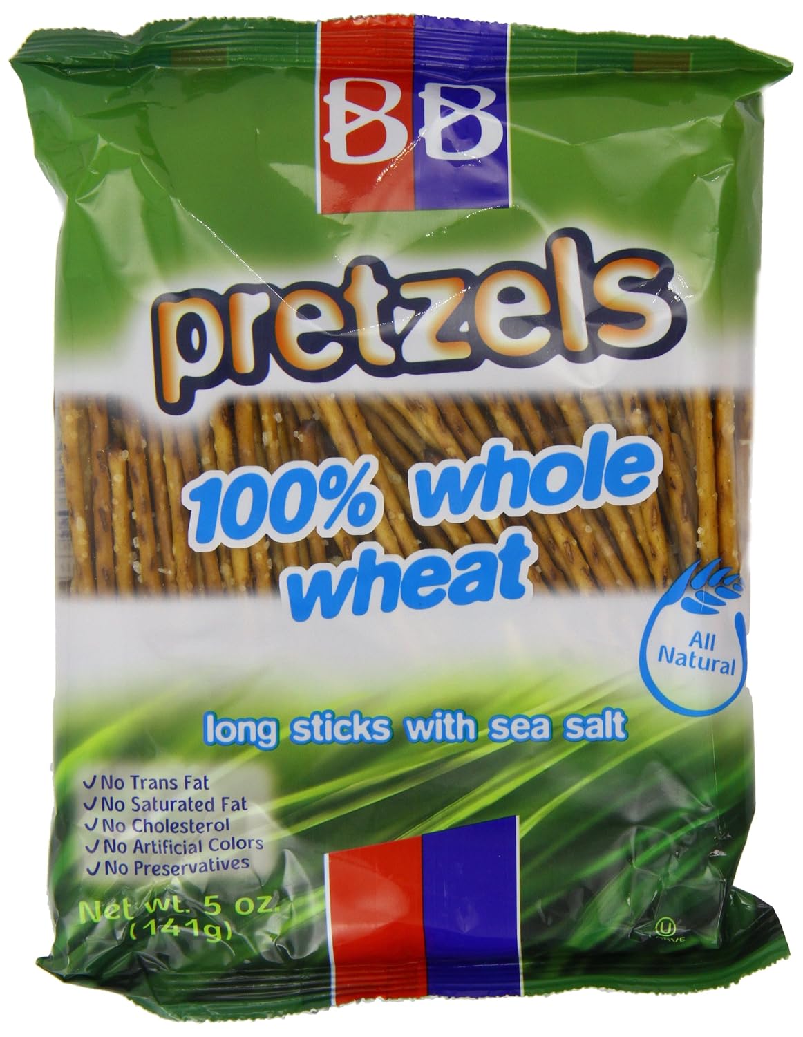 Bb pretzels 100% whole Wheat Long sticks (073490130878)