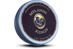 Melanin Kings Beard Balm for Black Men | 3 oz | Ancient African Ingredients | Specialized formula for black men s Kenyan Sandalwood Scent