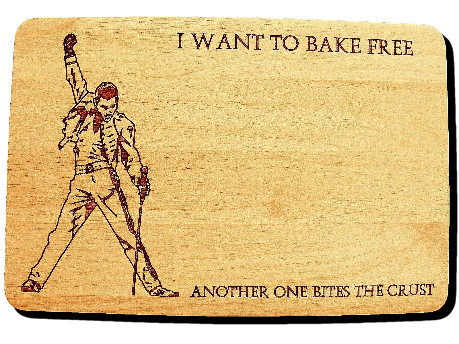 QUEEN FREDDIE MERCURY GIFT IDEA PREMIUM HARDWOOD
