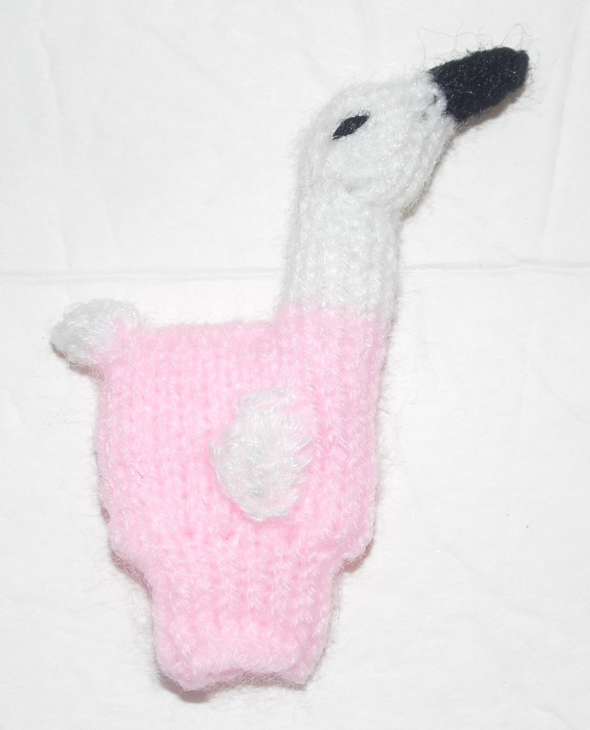 flamingo hand puppet