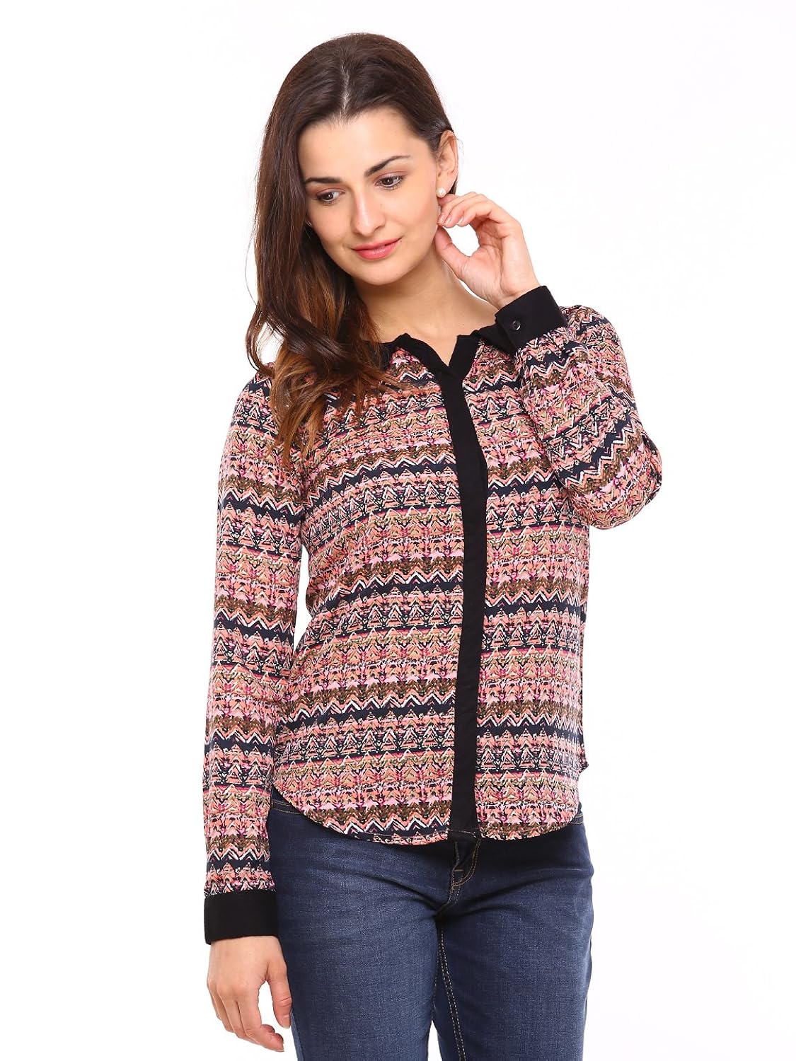 vvoguish women's regular fit cotton top