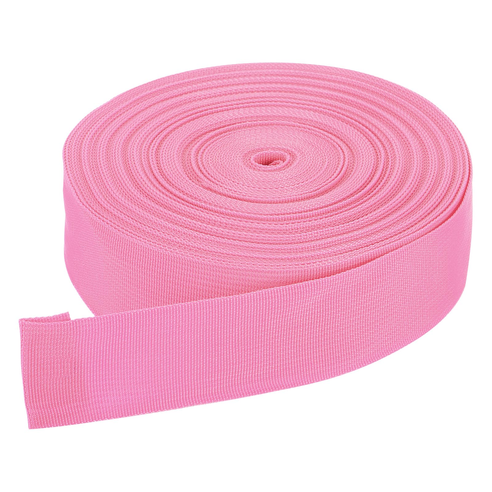 DMiotech 50 Yard x 2 Inch Width Nylon Webbing Strap Poly Flat Webbing Strapping for DIY Craft Backpack Strapping, Sewing, Outdoor Gear Repair, Pink