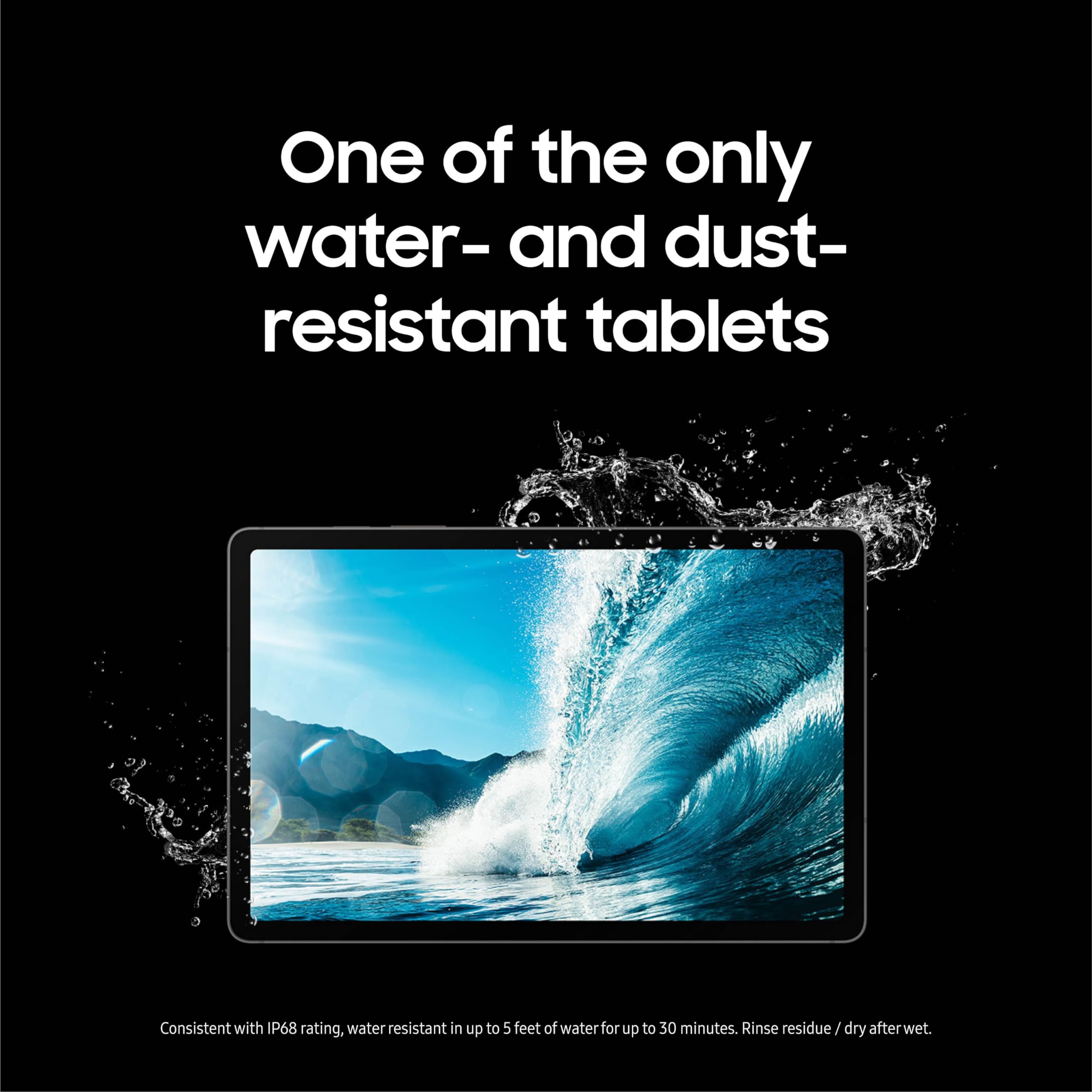 SAMSUNG Galaxy Tab S9 FE Wi-Fi 10.9” 128GB, Android Tablet + Free Smart Book Cover, IP68 Water- and Dust-Resistant, Long Battery Life, Powerful Processor, S Pen, 8MP Camera, US Version, 2023, Mint
