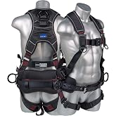 Palmer Safety Hammerhead 5pt Safety Harness Back Padded, QCB Chest, Tongue Buckel Legs Straps, Back &amp; Side D-Rings