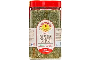 TUTTOCALABRIA, Dried Calabrian Oregano, Italian Seasoning, Shaker, 2.8 oz (80g) Medium Size Pack All Natural, Non-GMO, Product of Italy