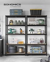 SONGMICS 5 Tier Storage Shelf 50 x 100 x 200 cm 600 kg Capacity Black GLR050B01 view 2