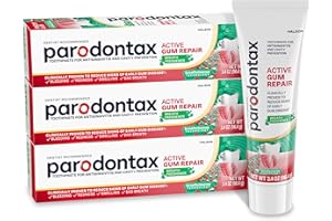 Parodontax Active Gum Repair Breath Freshener Toothpaste, 3x3.4 oz