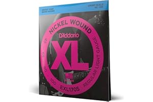 D'Addario EXL170S Nickel Wound Bass Guitar Strings - Light 45-100, Short Scale