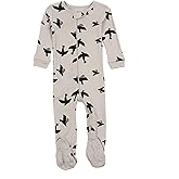 Leveret Kids Pajamas Baby Boys Girls Footed Pajamas Sleeper 100% Cotton Plaids (Size 6-12 Months-5 Toddler)