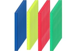 ZOOFOX 60 Pack Plastic Straight Rulers, 12 Inch Plastic Ruler Measuring Tool for Student School, Office, and Home