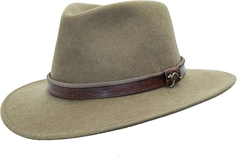 Australian Style Outdoor - Sombrero de fieltro para exteriores: Amazon