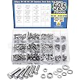 M6 Hex Bolt Assortment Kit - Flange Head, 304 Stainless Steel, 12-45mm Lengths (120 Pcs) - View #11