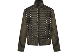 Ro Rox Rifleman Jacket Napoleonic Officer Men's Military Drummer Festival Parade
